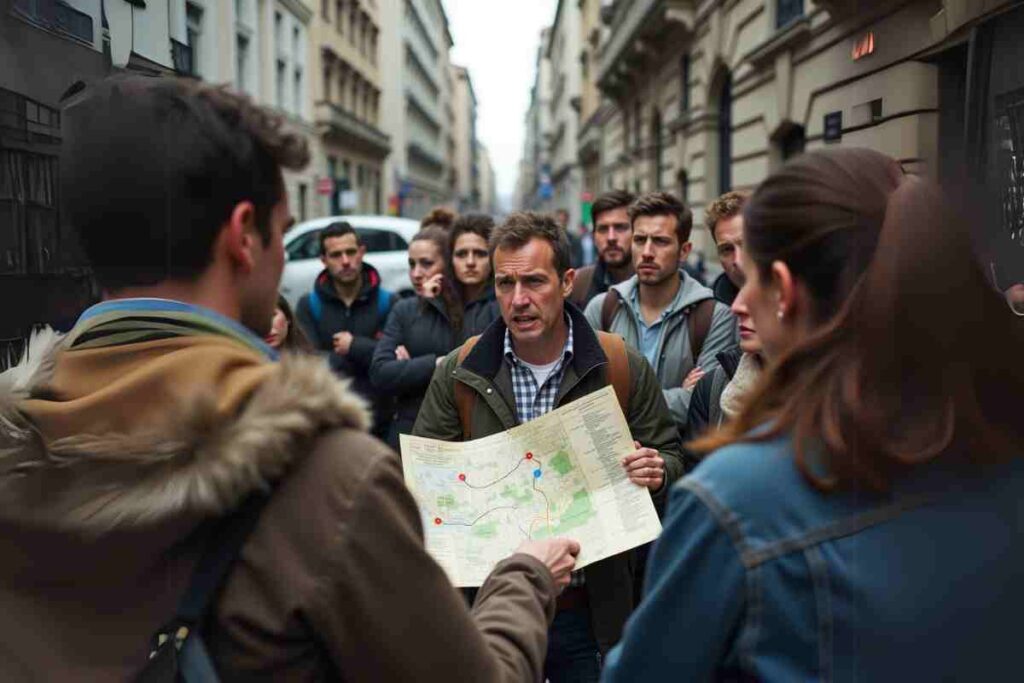 the traveler hired the wrong tour guide