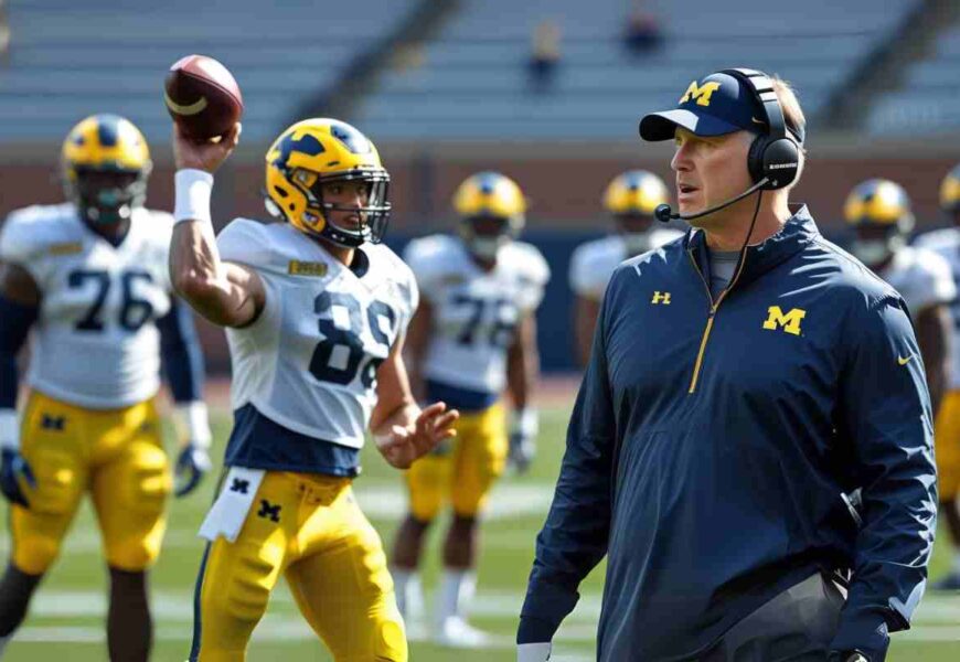 Jon Gruden Saw Michigan Football Practice Bryce Underwood.